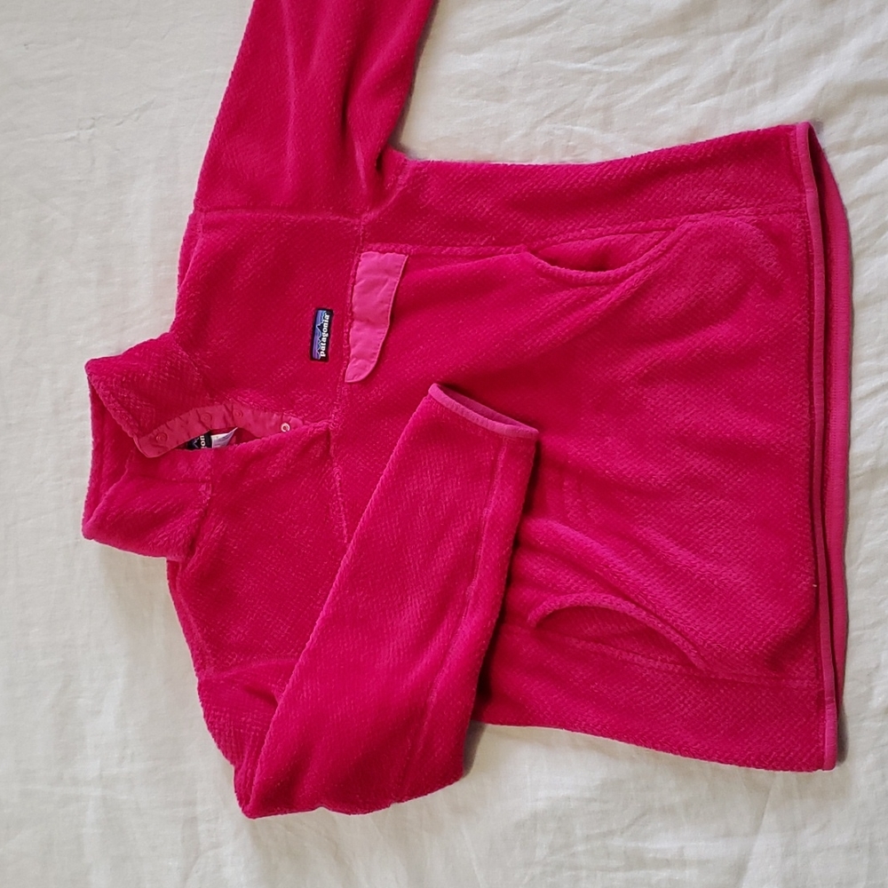 Patagonia Pink Fluffy Synchilla Sweater | Women's Size Medium (M)
